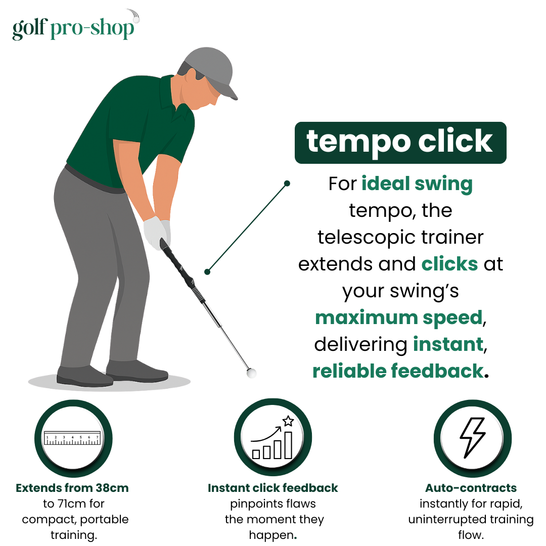 Telescopic swing trainer